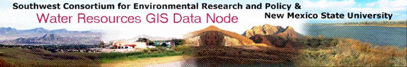 NMSU and SCERP Water Resources GIS Data Node Banner